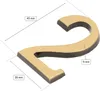 KOTARBAU® Číslo "2" Patina Samolepicí 5 cm z mosazi pro Náhled obrázku produktu 2