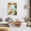Poster - Poster ohne Rahmen - Haus Santorini Blumen - Produktbild-Vorschau 6