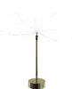 LED Stern Feuerwerk - Dekoleuchte - stehend - 90 warmweiße LED - H: 50cm - Timer - Batterie - gold Produktbild-Vorschau