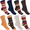 Celodoro 8 Paar bunte Damen Ringelsocken – Ringel Socken Produktbild-Vorschau 1