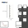 ProfileXXL PVC Abschlussprofil 2,5m x 40mm x 14mm , Produktbild-Vorschau 2