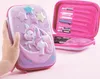 Trousse à crayons extensible Licorne, rose, matériau Voir les images du produit 3