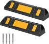 TRMLBE Radstopper 2er Gummi Parkstopper Parkplatzbegrenzung Produktbild-Vorschau 1