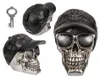 Spardose mit Schloss, Totenkopf mit Basecap, ca. 16 x 13 Produktbild-Vorschau 7