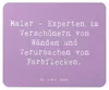 Mr. & Mrs. Panda Mauspad Spruch Maler Freude - Produktbild-Vorschau 1