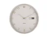 Karlsson - Wanduhr Data Flip - Warmes Grau Produktbild-Vorschau 2