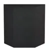 A black, hexagonal acoustic bass trap is shown against a white background. Podgląd zdjęcia produktu