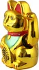 A golden Maneki Neko cat figurine. Produktbild-Vorschau
