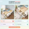 Cama nido de 90x200 cm para niños, color blanco, divisible Vista previa de la imagen del producto 12