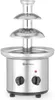 A stainless steel chocolate fountain on a white background. Podgląd zdjęcia produktu
