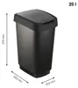 Rotho Abfalleimer 25L Salsa - Swingeimer - Mülleimer mit Produktbild-Vorschau 6