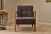 Hanah Home, Kemer - Anthracite, Flügelstuhl, Anthrazit, 69 Produktbild-Vorschau 1