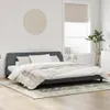 Rám postele "Dover" tmavě šedý 200x200 cm sametový Náhled obrázku produktu 11