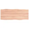 vidaXL Tischplatte 100x40x2 cm Massivholz Eiche Behandelt Produktbild-Vorschau 1