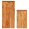 vidaXL Tavolini 2 pz. Legno massiccio di acacia Anteprima dell’immagine prodotto 3