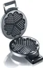 An open waffle iron with heart-shaped molds. Náhľad obrázku produktu