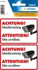 HERMA 15474 Etichette informative HERMA "ATTENZIONE! Anteprima dell’immagine prodotto 1
