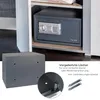 Möbeltresor mit Elektronikschloss von HMF mit den Maßen 38 x 30 x 30 cm in Anthrazit Produktbild-Vorschau