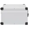 vidaXL Custodia per 60 CD Alluminio ABS Argento Anteprima dell’immagine prodotto 4