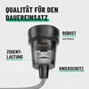 ABSINA Schutzkontakt Kupplung mit Knickschutz - Gummi Produktbild-Vorschau 3
