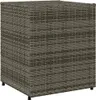 A gray poly rattan garden cabinet. Náhled obrázku produktu