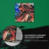 Coloray Uhr auf Leinwand 30x30 cm Wand Uhr Dekoration Produktbild-Vorschau 5