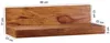 Mensola da parete in legno massiccio Wohnling 60 cm Anteprima dell’immagine prodotto 9
