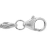 JOBO Halskette Kette 925 Sterling Silber rhodiniert 1,3 mm Produktbild-Vorschau 3