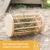 Kerbl Pet Heuraufe 3 in 1, Futterraufe, 25 cm, Holz, Ø 15 Produktbild-Vorschau 2