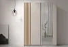 AX LIVING Kleiderschrank Beige mit Spiegel 150 cm Beralto Produktbild-Vorschau 1
