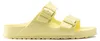 Birkenstock Arizona Eva Herren-Pantoletten in Gelb – weite Produktbild-Vorschau 4