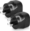 kwmobile 2x Reiseadapter Australien Typ-I - Schuko Reise Produktbild-Vorschau 1