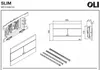 Wc-spülknopf Slim2 - 255 × 150 × 6,5 Mm - Weiß Matt - Produktbild-Vorschau 3