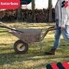 KOTARBAU® Pneu Brouette 2 PR Gomme ⌀ 39 cm Noir Roue De Voir les images du produit 2