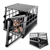 Juskys Alu Hunde-Transportbox M - 69×54×50 cm – Auto Produktbild-Vorschau 1
