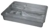 plast team Besteckkasten "Doppelt" silber Produktbild-Vorschau 1