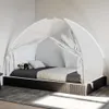 vidaXL Tenda a zanzariera Mongolia 220 Mesh Bianco Anteprima dell’immagine prodotto 3