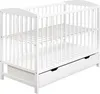 Gitterbett Babybett 2in1 60x120 mit Schublade Produktbild-Vorschau 1