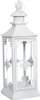 Laterne CHALET weiß shabby chic H56cm - MITTEL Produktbild-Vorschau 1