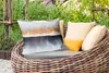 MuchoWow® Outdoor Kissen - Gold - Abstrakt - Design - 60x40 Produktbild-Vorschau 3