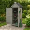 Wilbur Geräteschrank Grau, 67x172x53 cm (BxHxT), 3 Produktbild-Vorschau 2