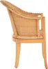KRINES HOME Rattan-Sessel mit Holzbeinen, Sessel aus echtem Produktbild-Vorschau 4