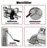 Beeketal Edelstahl Wurstfüller BT-Serie 3-15L , Größe und Produktbild-Vorschau 6