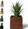 Floranica Pflanztopf 50x50 cm, Braun, eckiger Blumentopf Produktbild-Vorschau 1