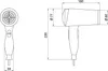 EMCO Emco Haartrockner SYSTEM 2 1600 W m Kabel und Stecker Produktbild-Vorschau 5