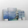 Bild auf Leinwand - Leinwandbild - Meer Segelschiff - Produktbild-Vorschau 4