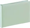 A light green album is shown from a slightly elevated side angle, lying flat on a white surface. Náhľad obrázku produktu