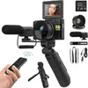 A collection of camera accessories and a camera are displayed against a white background. Produktbild-Vorschau