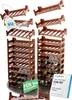 Novaliv Flaschenregal für 144 Flaschen | Weinregal braun | Produktbild-Vorschau 1