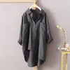 ASKSA Damen Musselin Bluse Sommer Leichte Atmungsaktive Produktbild-Vorschau 2